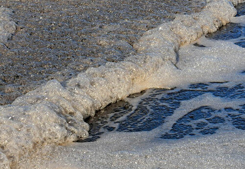 Abwasser im Belebungsbecken