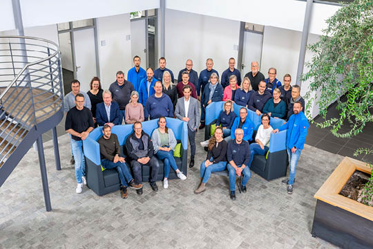 Gruppenfoto des Trink- und Abwasserteams
