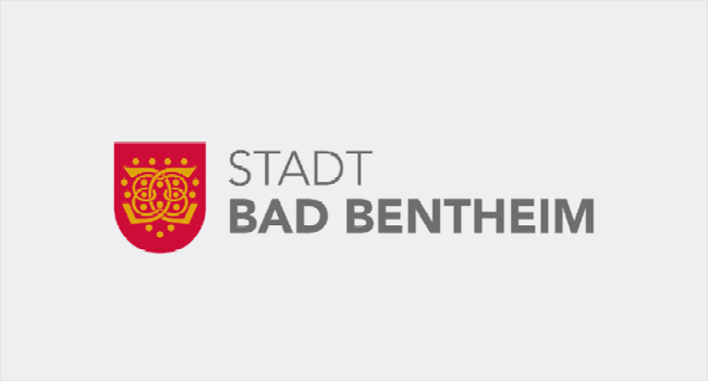 Logo Stadt Bad Bentheim (grau) 