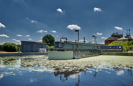 Klärbecken Kläranlage Schüttorf